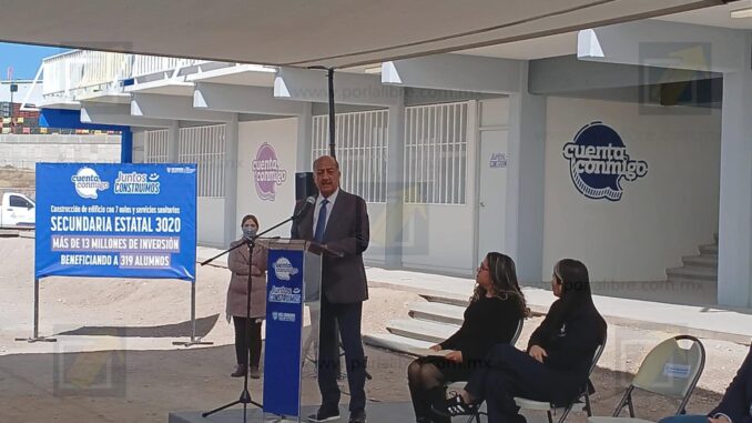 Inaugura SEyD nueva infraestructura en la Secundaria Estatal No. 3020
