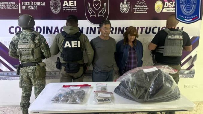 Detienen a una pareja droga en cateo a domicilio de la colonia San Jorge