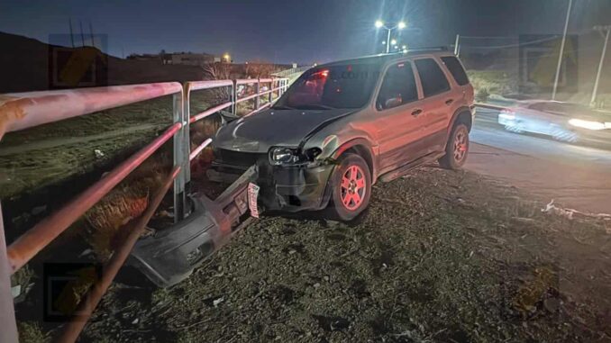 Accidente en el R. Almada deja conductor lesionado