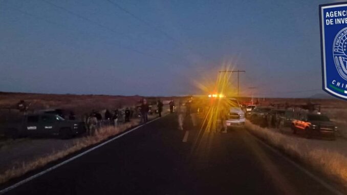 Despliega Policía Investigadora operativo por agresión contra militares en Jiménez