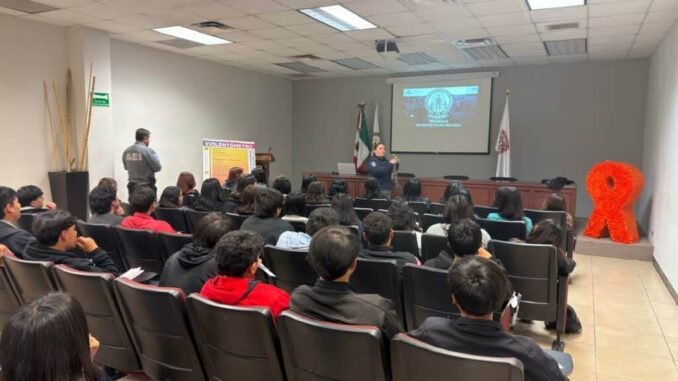 En el marco del ‘Día Naranja’ impulsa AEI con estudiantes de preparatoria acciones para erradicar la violencia contra mujeres y niñas