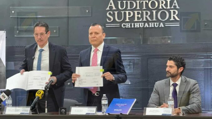 Entrega Hacienda cuenta pública 2025 en la Auditoría Superior del Estado
