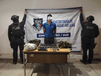 Detienen a hombre con arma de fuego, cartuchos y cargadores en Atascaderos 