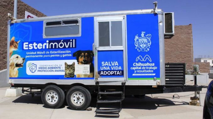Estará Esterimóvil del Municipio en Jardines del Sol con servicios gratuitos para perros y gatos
