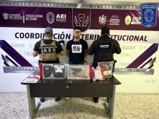 Detienen a sujeto con droga y arma de fuego en el Fraccionamiento Molino de Agua