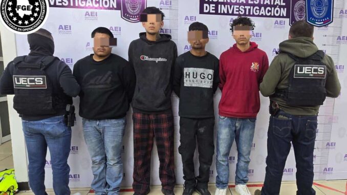 Captura Fiscalía Especializada a siete presuntos secuestradores y libera a una víctima en la colonia Kilómetro 29