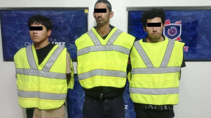 Arrestan a tres hombres con 50 gramos de cristal en Tierra Nueva