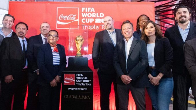 Copa Mundial de la FIFA llega a Guadalajara en medio de dispositivo de seguridad