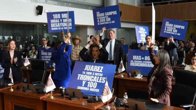 En Chihuahua sí hay resultados y nuestro respaldo a la gobernadora Maru Campos es firme: Diputados PAN