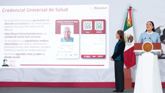 Inicia en abril credencialización del Servicio Universal de Salud