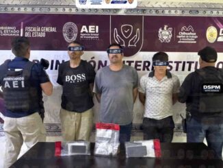 Investigadores de la Policía Municipal participan en detención de tres sujetos con cristal