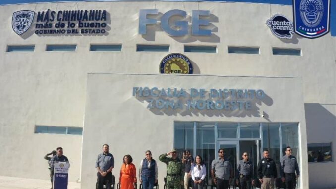 Realiza GOECHI Noroeste honores a la bandera en Nuevo Casas Grandes