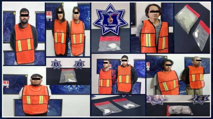 Arrestan a 9 narcomenudistas