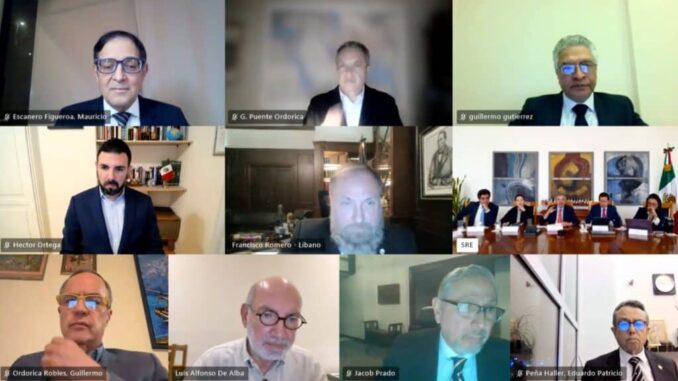 SRE revisa con embajadores medidas de seguridad para mexicanos en Medio Oriente