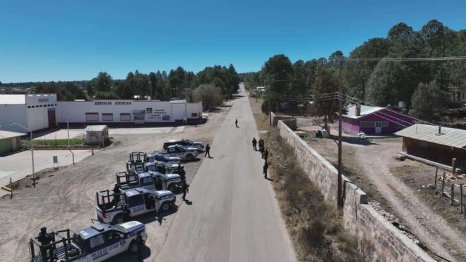 Mantienen presencia  policial en la Sierra; descartan Incidente violento en la región