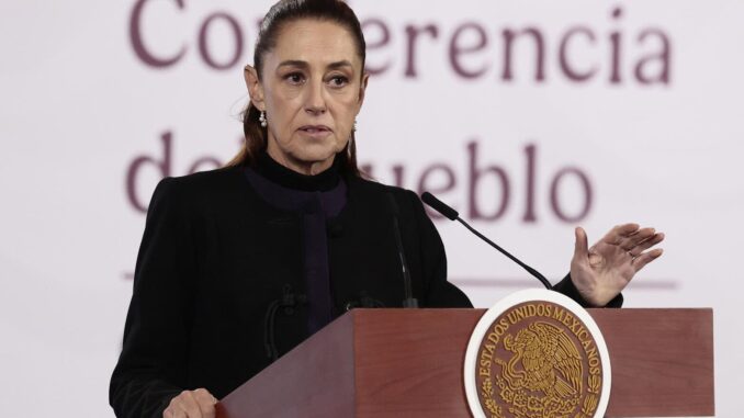 Sheinbaum llama a mantener “cabeza fría” ante críticas de Trump sobre violencia en México