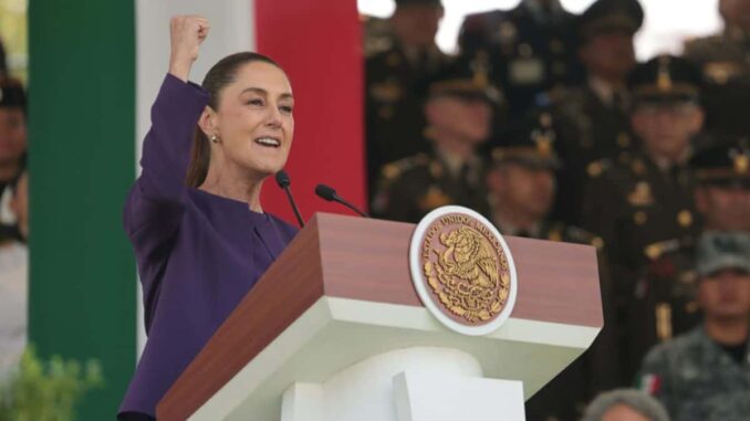 Sheinbaum homenajea a mujeres de las Fuerzas Armadas este 8M