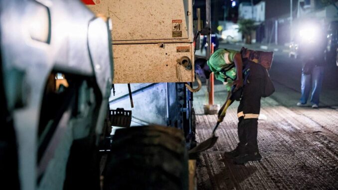 Arranca Marco Bonilla rehabilitación de calle California para mejorar la movilidad en Quintas del Sol