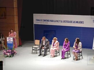 Maru Campos encabeza firma del Convenio para la paz y la justicia de las mujeres