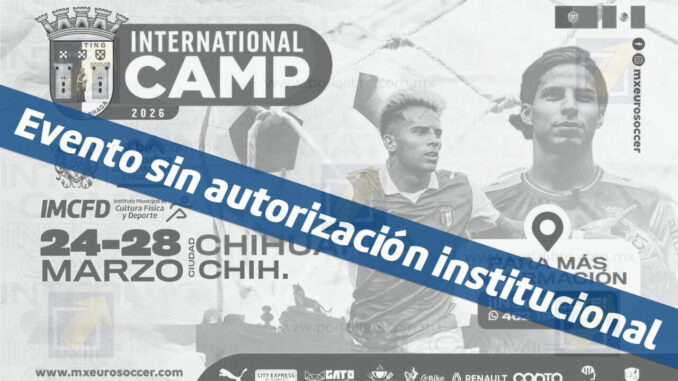 No existe vinculación con el evento “Inter Camp – Sporting Clube de Braga”: Gobierno Municipal
