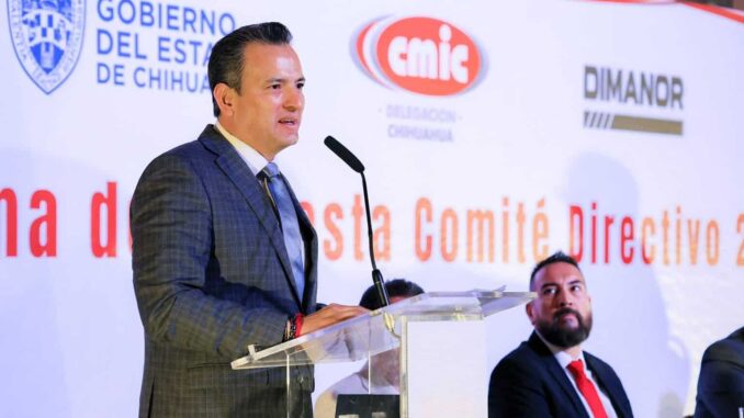 Continuará trabajo con CMIC para bien de Chihuahua: Marco Bonilla