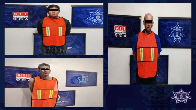 Arrestan a tres por violencia familiar