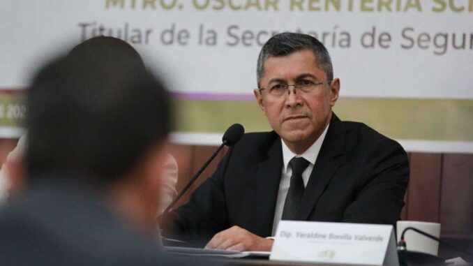 Renuncia Óscar Rentería como secretario de Seguridad de Sinaloa