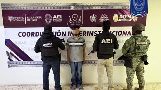 Detiene AEI Zona Centro a masculino buscado por homicidio