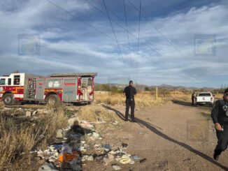 Localizan en terreno baldío de Rinconada Los Nogales un tanque de cloro robado con fuga