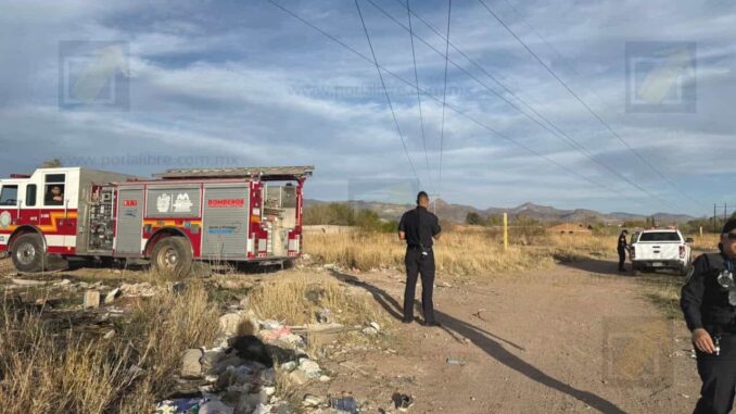 Localizan en terreno baldío de Rinconada Los Nogales un tanque de cloro robado con fuga