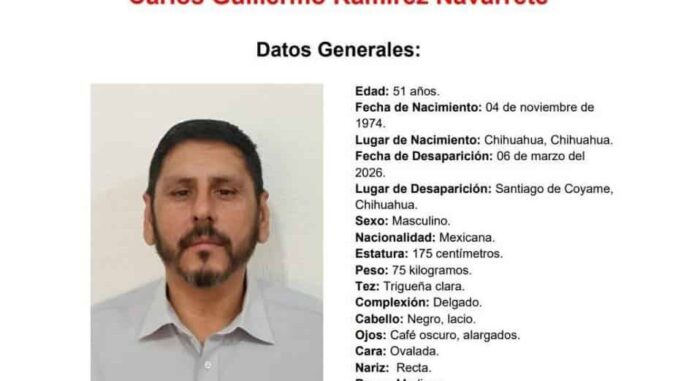 Confirma Fiscalía Centro hallazgo sin vida e identidad de funcionario de Coyame