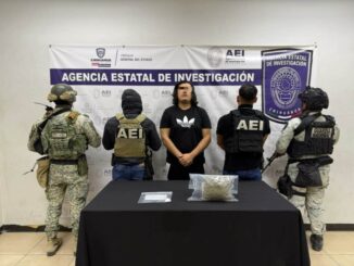 Durante cateo, detiene COE a masculino en posesión de mariguana y cocaína