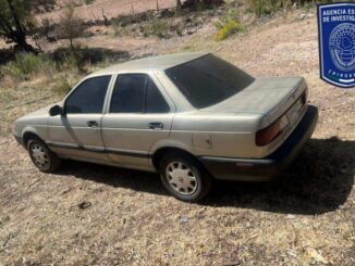 Recupera AEI en Huejotitán automóvil robado hace tres días en Parral