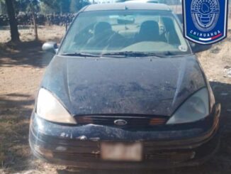 Recupera AEI automóvil robado en Guachochi