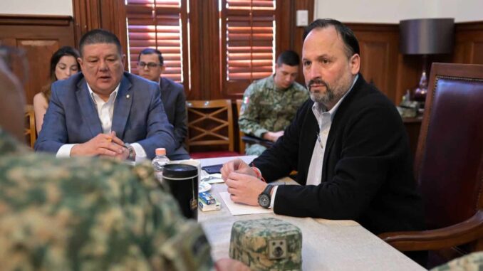 Sesiona Mesa de Seguridad en Palacio de Gobierno