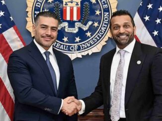 Omar García Harfuch se reúne con el director del FBI