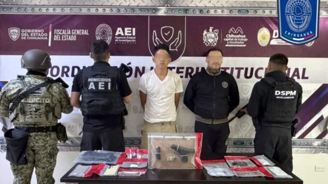 Arrestan a dos masculinos en cateo en colonia Nuevo Triunfo