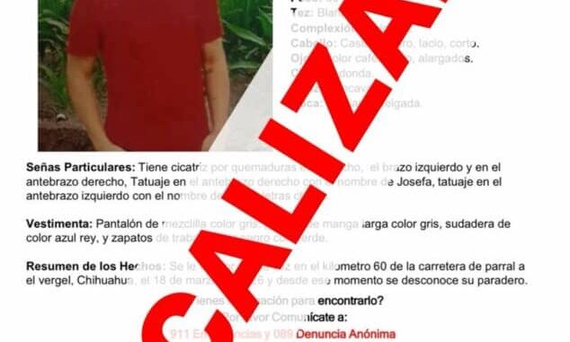 Localiza FGE Zona Sur a joven con reporte de desaparición