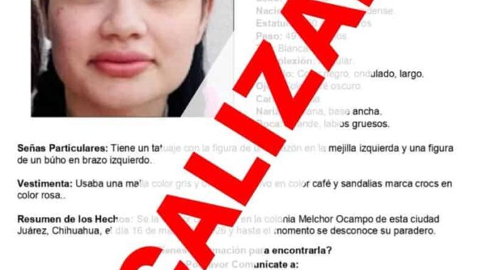 Localizan sanos y salvos en el Paso, Texas, a madre e hijo reportados como ausentes en Ciudad Juárez – Fiscalía General del Estado de Chihuahua