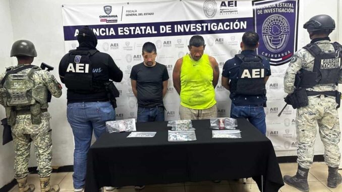 Durante cateo, aseguró AEI, DEFENSA y GN, 119 dosis de cristal – Fiscalía General del Estado de Chihuahua