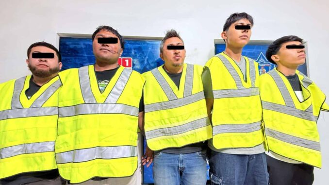 Detienen a cinco tras ataque armado en Paseos del Alba