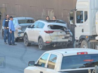 Choque múltiple en la Silvestre Terrazas: pipa de la JMAS provoca carambola que involucró a cinco vehículos