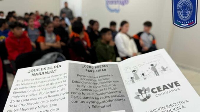 Conmemora GOECHI Jornada Naranja con visita escolar en edificio de FGE Noroeste