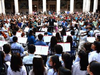 Presentan más de 300 niñas, niños y jóvenes concierto “Agua por mi casa”