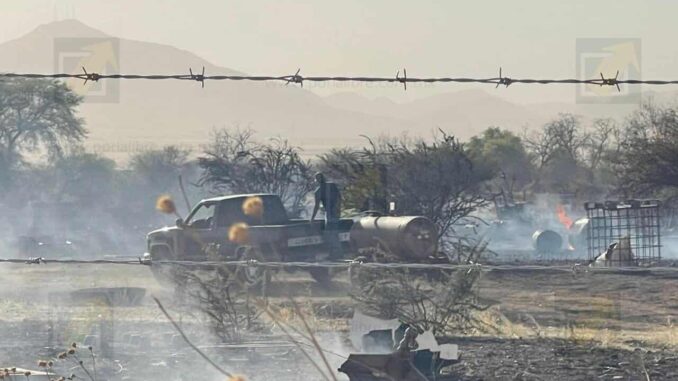 Incendio arrasa potrero y consume siete hectáreas de pastizal en zona rural 