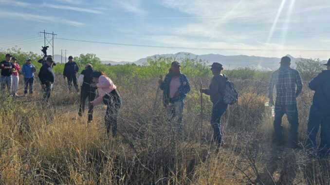 Brinda CEAVE acompañamiento a madres buscadoras en rastreo en Ávalos