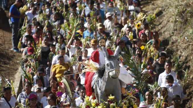 Católicos de América Latina piden en el Domingo de Ramos acabar con las guerras e injusticias