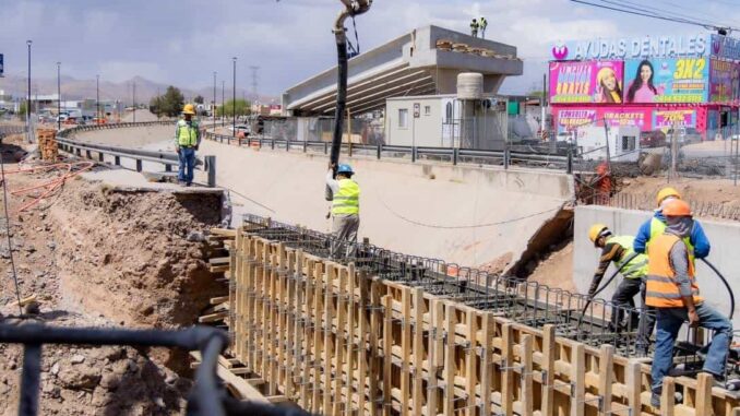 Realiza Marco Bonilla recorrido de supervisión en puentes viales que construye Municipio