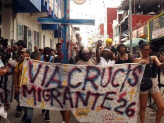 Realizan el ‘Viacrucis migrante’ para visibilizar la crisis en el sur de México