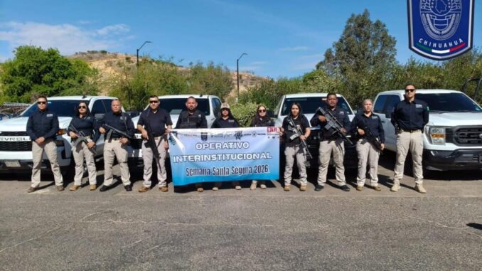 Encabezan FDZS y AEI arranque del operativo de semana santa 2026 en Parral